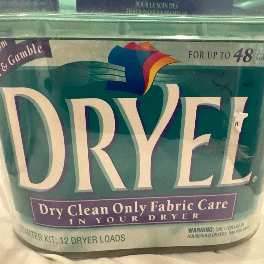 Dryel At Home Dry Cleaner Only Fabric Care in Your Dryer 12 loads 48 Garments